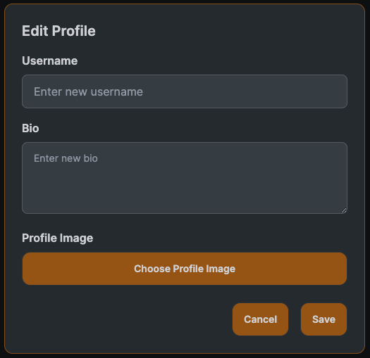 Edit Profile